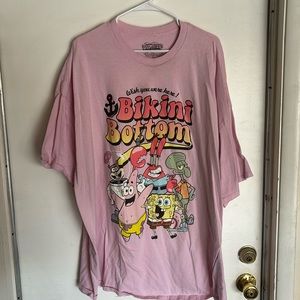 Pink SpongeBob T-shirt